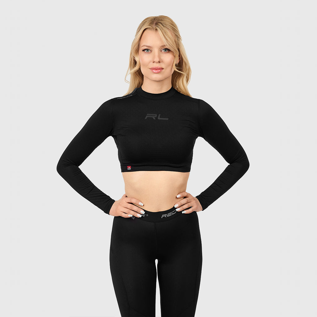 VENUS 2.0 COLLECTION CROP TOP - BLACK